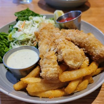 The Cottage - Fish and chips (cod) - New American Near Me - Wellesley, Massachusetts The Cottage - Fish and chips (cod) - New American Near Me - Wellesley, Massachusetts