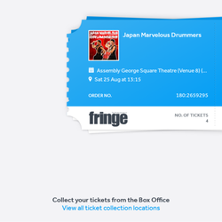 Gordon Aikman Theatre - Bought my tickets via the Fringe App.