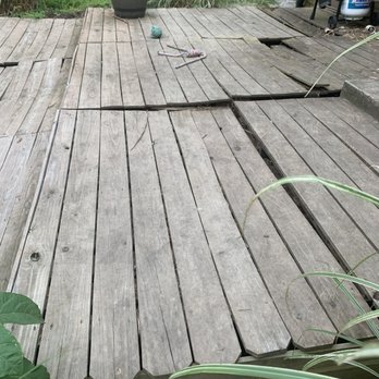 Fitterer & Sons - Old deck - Landscaping Near Me