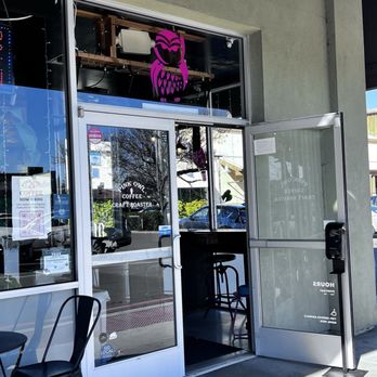 Pink Owl Coffee - Front entrance - Coffee & Tea Near Me - Petaluma, California Pink Owl Coffee - Front entrance - Coffee & Tea Near Me - Petaluma, California