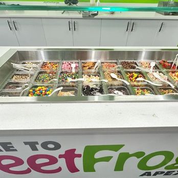 Sweet Frog - Topping bar - Ice Cream & Frozen Yogurt Near Me - Apex, North Carolina Sweet Frog - Topping bar - Ice Cream & Frozen Yogurt Near Me - Apex, North Carolina