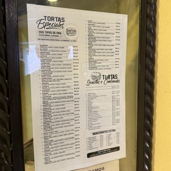 Tortitlan - Photo 4: Torta menu - Fast Food Near Me - San Miguel de Allende, GUA