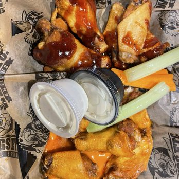 Wings Etc - BBQ & Mild sauce wings - Chicken Wings Near Me - Avon, Indiana