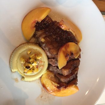 The Grocery - Duck breast with peach and corn pudding ... delish! - Southern Near Me - Charleston, South Carolina The Grocery - Duck breast with peach and corn pudding ... delish! - Southern Near Me - Charleston, South Carolina