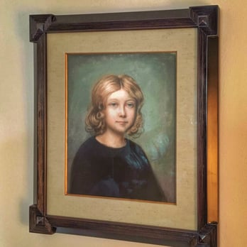 Sterling Art Services - Custom framing of a 19th century French chalk Pastel on board. - Framing Near Me - Oakland, California Sterling Art Services - Custom framing of a 19th century French chalk Pastel on board. - Framing Near Me - Oakland, California