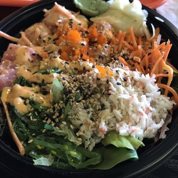 Poke Sushi - Poke with greens - Sushi Bars Near Me - Orange, California Poke Sushi - Poke with greens - Sushi Bars Near Me - Orange, California