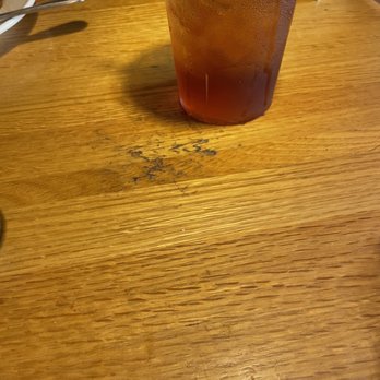 Applebee's Grill + Bar - Gummy sticky stain on table. - Sports Bars Near Me - Statesville, North Carolina