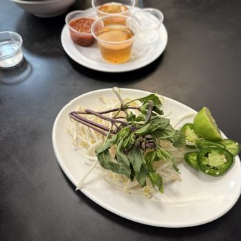 Pho Da Lat - garnish - Vietnamese Near Me - Las Vegas, Nevada