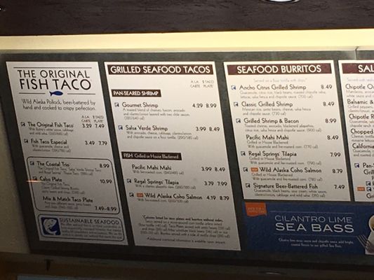 Menu photo 7 Rubio's Coastal Grill San Diego, CA Menu photo 7 Rubio's Coastal Grill San Diego, CA