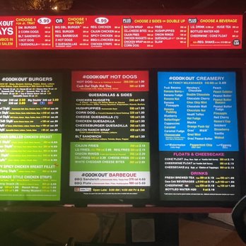 Cook Out - Prices at Cook Out Peter's Creek Pkwy Winston Salem, NC as of 10/24/2022 - Burgers Near Me - Winston Salem, North Carolina Cook Out - Prices at Cook Out Peter's Creek Pkwy Winston Salem, NC as of 10/24/2022 - Burgers Near Me - Winston Salem, North Carolina