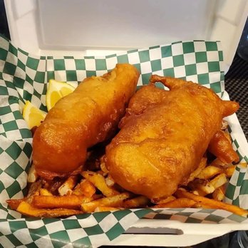 The Stockhouse Grill - a basket of fish and chips - Burgers Near Me - Sault Ste. Marie, Ontario The Stockhouse Grill - a basket of fish and chips - Burgers Near Me - Sault Ste. Marie, Ontario