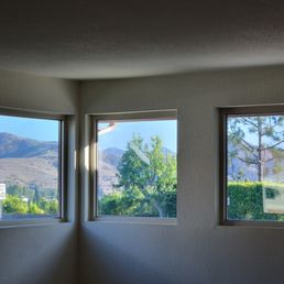 View from our upstairs with new windows