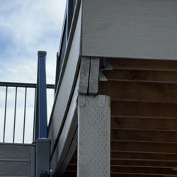 Denver Deck & Fence - Header board separating and warping. Skirt board separating.