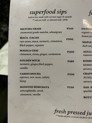 Menu photo 2 Ver De El Nido El Nido, PLW