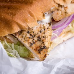 Chubby's Subs - Chicken Breast Sub - look at that seasoning