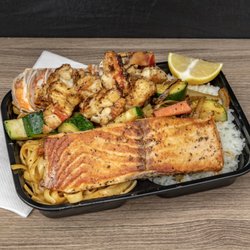 323 Hibachi Grill - Lobster and Salmon Combo!