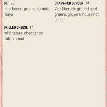 Stomping Grounds - Dinner Menu - Bars Near Me - Ames, Iowa