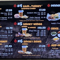 Buddy’s bar-b-q - Menu