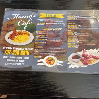 Momo's Cafe - Menu - American Near Me - Vallejo, California Momo's Cafe - Menu - American Near Me - Vallejo, California