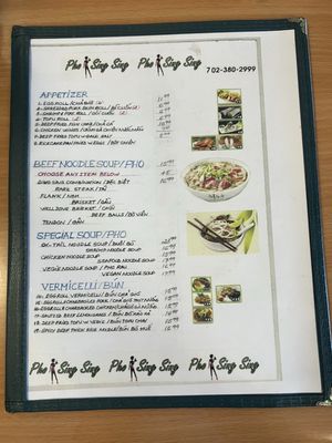 Menu photo 6 Pho Sing Sing Las  Vegas, NV