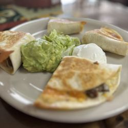 1/2 order of fajita quesadilla