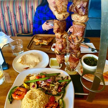 The Olive Restobar - Kings 2 KABOB SKEWER COMBO PLATTER - Mediterranean Near Me - Downey, California