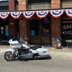 Schultz Saloon - Definitely motorcycle friendly.