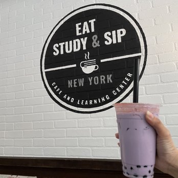 Eat Study & Sip - Ube Bubble Tea - Coffee & Tea Near Me - Nanuet, New York