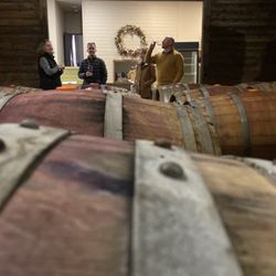 VanArnam Vineyards - We learned so much about wine making while we were there.