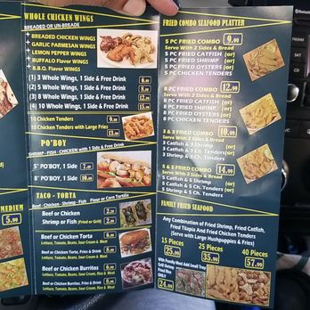 Fish Place - Menu - Fast Food Near Me - Humble, Texas