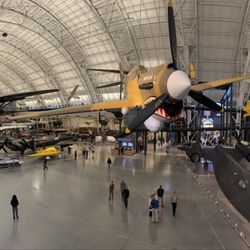 Steven F Udvar-Hazy Center - Panoramic of the Boeing Aviation Hangar