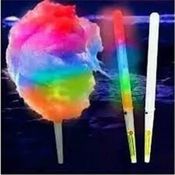Sugar Rush Cotton Candy - Can buy ones for special nights they run $3-$5 just for the stick not including candy. They need to be pre ordered online - Desserts Near Me