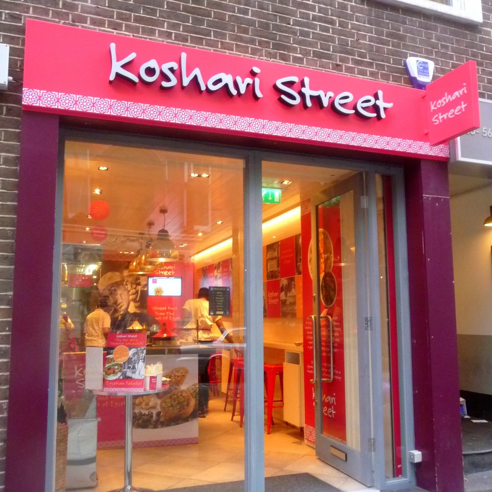 Koshari Street - Conveniently located on St. Martin's Lane - Vegetarian Near Me - London, XGL
