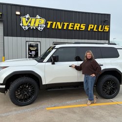 VIP Tinters Plus Bed Liners & Truck Accessories - Ceramic Tint, wheels and tires installed on Lexus suv