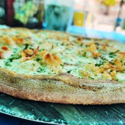Seaside Cafe at the Mansion - Lobster pizza