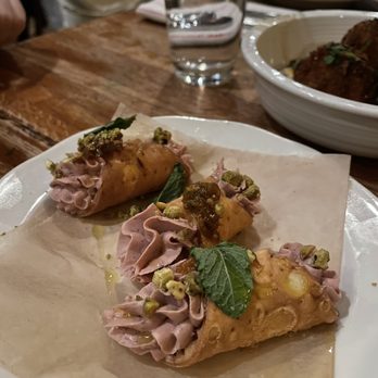 The Cookery - Duck liver cannoli - Italian Near Me - Dobbs Ferry, New York The Cookery - Duck liver cannoli - Italian Near Me - Dobbs Ferry, New York