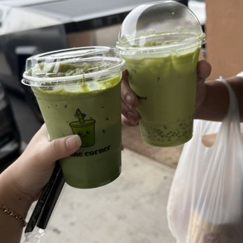 Cane Corner - Double matcha and pandan milk tea - Coffee & Tea Near Me - Sacramento, California Cane Corner - Double matcha and pandan milk tea - Coffee & Tea Near Me - Sacramento, California