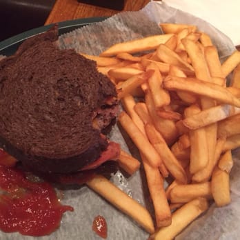Grandpa's Place - Bacon Cheddar Hamburger & Fries hmmmm. - American Near Me - Glenview, Illinois