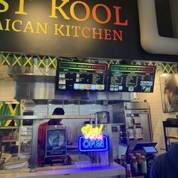 Just Kool Jamaican Kitchen - Restaurant front inside the food hall