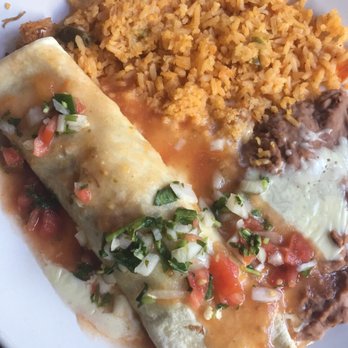 Tequila's Town - Piggy Burrito with rice and beans - Mexican Near Me - Savannah, Georgia