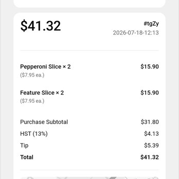 Di’s Pizza Pies - 4 slices = 41.32 CAD - Pizza Near Me - St. Catharines, Ontario Di’s Pizza Pies - 4 slices = 41.32 CAD - Pizza Near Me - St. Catharines, Ontario