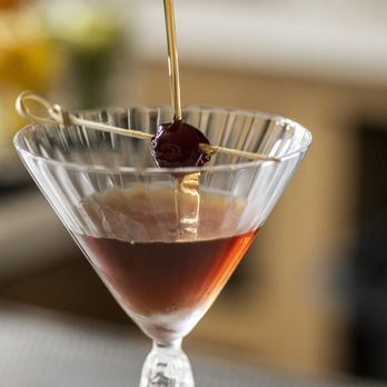 Gioia - a martini with a cherry on a stick - Pasta Shops Near Me - Oyster Bay, New York