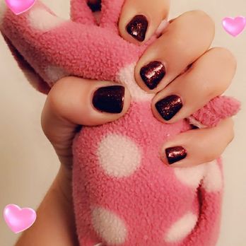 Spa Nails Today - Red sparkle gel powder dipped nails - Nail Salons Near Me - Perris, California Spa Nails Today - Red sparkle gel powder dipped nails - Nail Salons Near Me - Perris, California