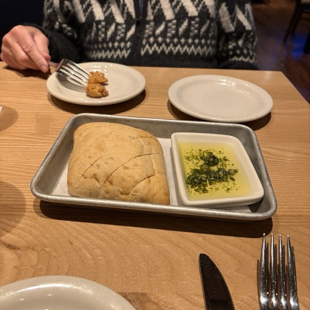 Bonefish Grill - Complimentary bread with a herb infused olive oil dipping sauce. - Seafood Near Me - N. Myrtle Beach, South Carolina Bonefish Grill - Complimentary bread with a herb infused olive oil dipping sauce. - Seafood Near Me - N. Myrtle Beach, South Carolina
