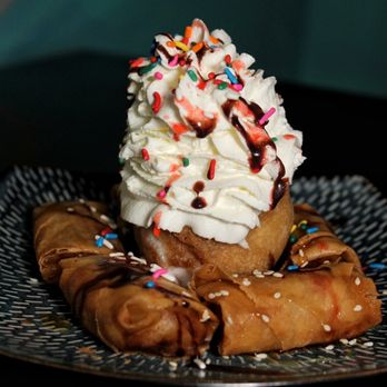 Siam Ginger - Fried Banana W/ Fried Ice Cream - Thai Near Me - Somerville, Massachusetts