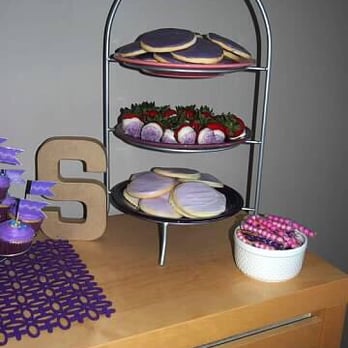 Grove Street Bakery - Light & dark purple iced sugar cookies - Bakeries Near Me - Bloomington, Illinois