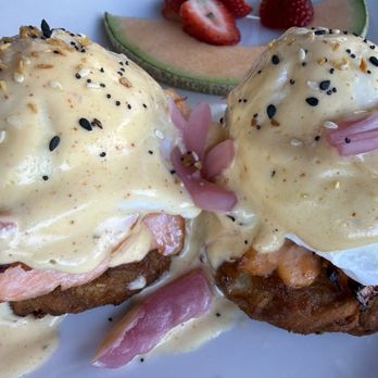 The Foxy Brown - Salmon Benedict - Comfort Food Near Me - Fort Lauderdale, Florida The Foxy Brown - Salmon Benedict - Comfort Food Near Me - Fort Lauderdale, Florida