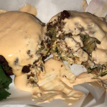 Two For The Road - Amazing crab cakes , extra sauce - Food Trucks Near Me Two For The Road - Amazing crab cakes , extra sauce - Food Trucks Near Me
