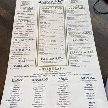 Ancho & Agave - Menu - Mexican Near Me - Middleton, Wisconsin Ancho & Agave - Menu - Mexican Near Me - Middleton, Wisconsin