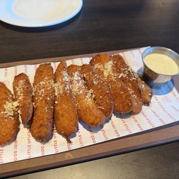 Red Door Woodfired Grill - fried pickles - American Near Me - Omaha, Nebraska